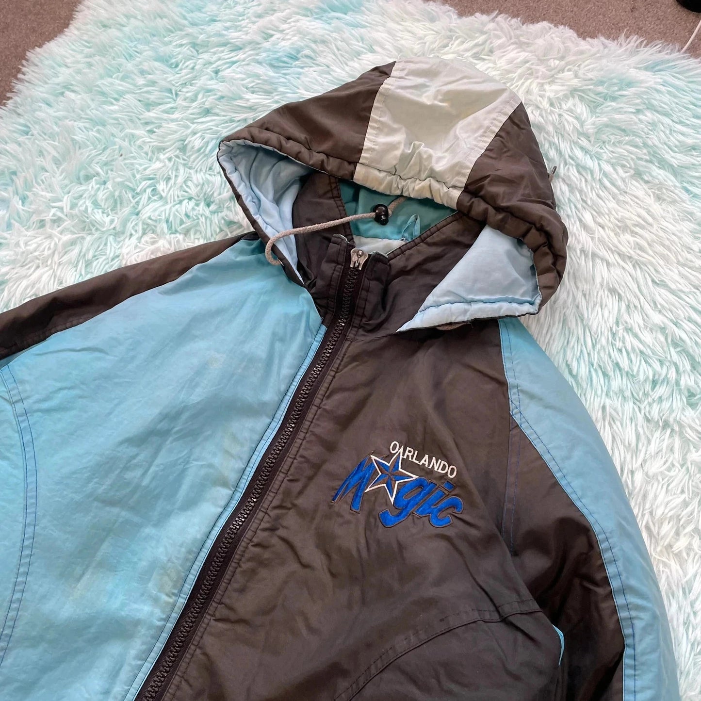 Vintage 90s Orlando Magic NBA Puffer Jacket - XL