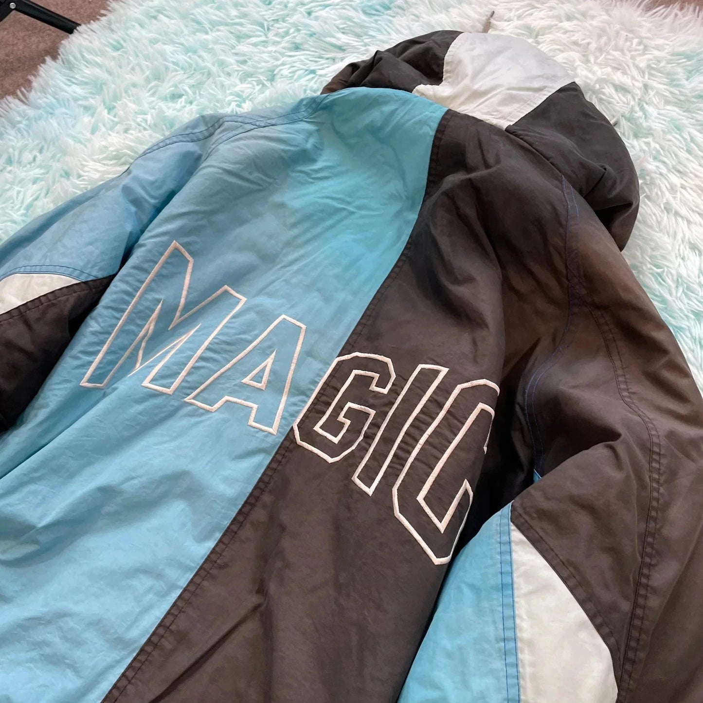 Vintage 90s Orlando Magic NBA Puffer Jacket - XL