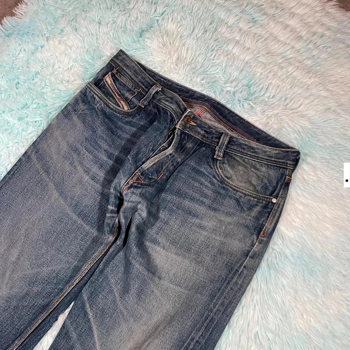 Vintage 00s Diesel Jeans Wide Straight Leg - 36W