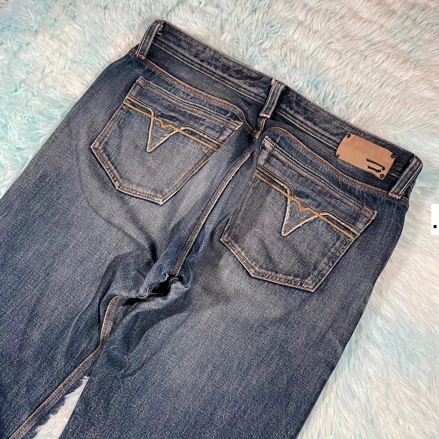 Vintage 00s Diesel Jeans Wide Straight Leg - 36W