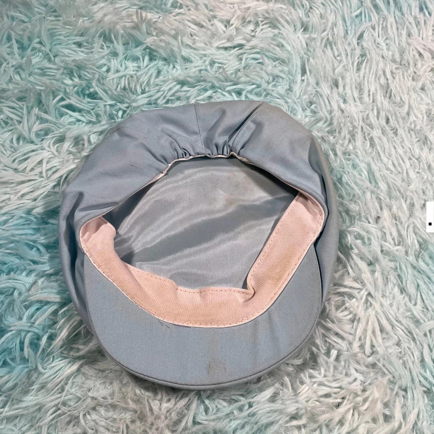 Vintage 80s Baby Blue Disney Flat Cap
