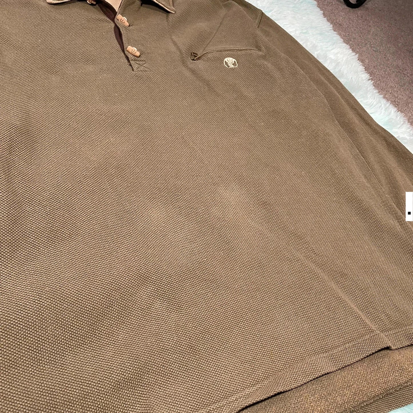 Vintage 00s Brown Fat Face 1/4 Zip Sweatshirt - Large