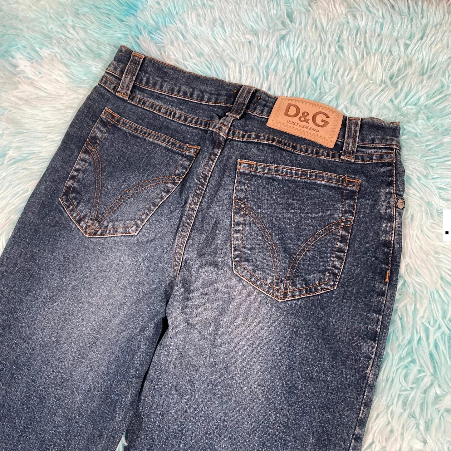 Vintage 00s Dolce & Gabbana Bootcut Jeans D&G - 26W 30L
