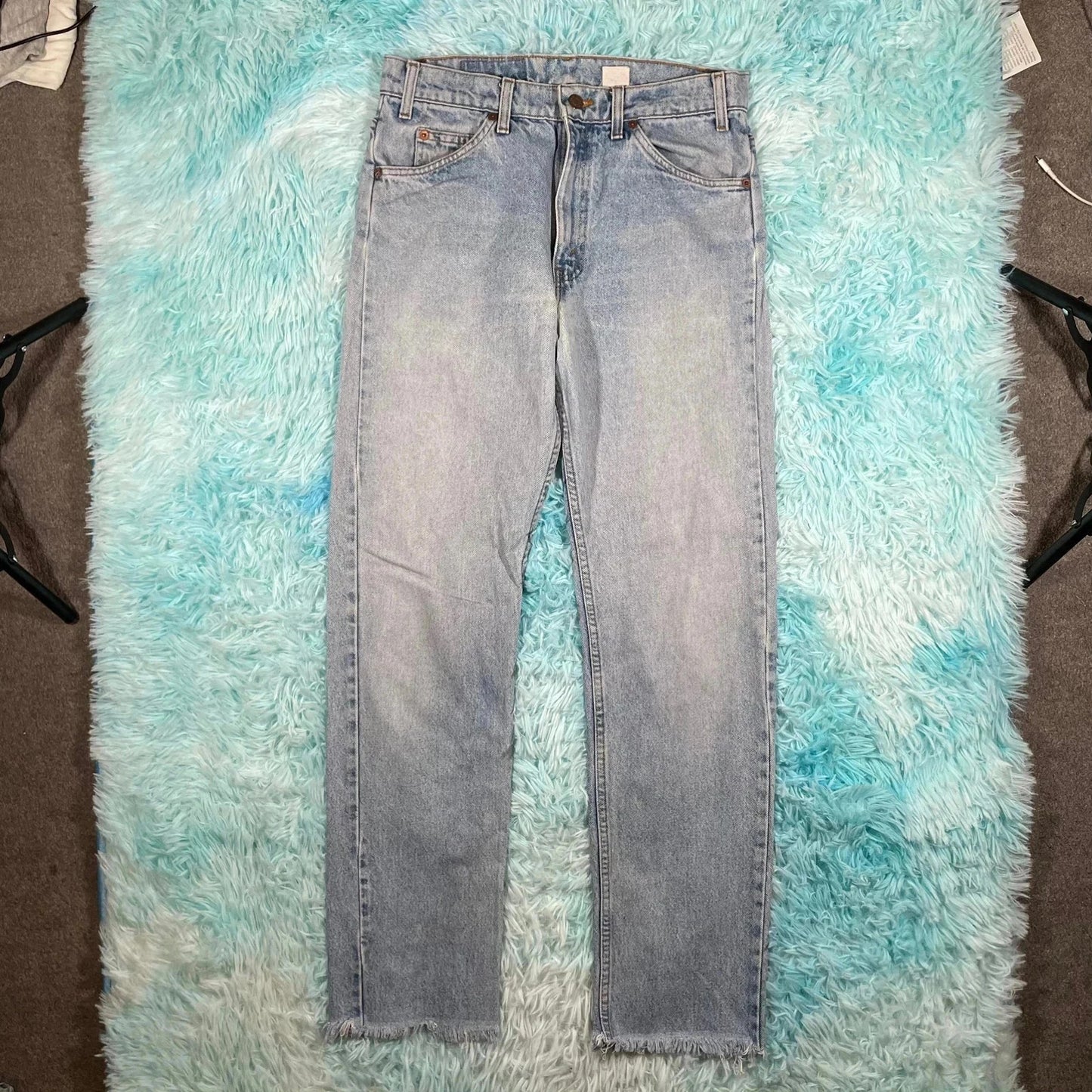 Vintage 80s Levi’s 505 Jeans Straight Leg Orange Tab - 32W 34L