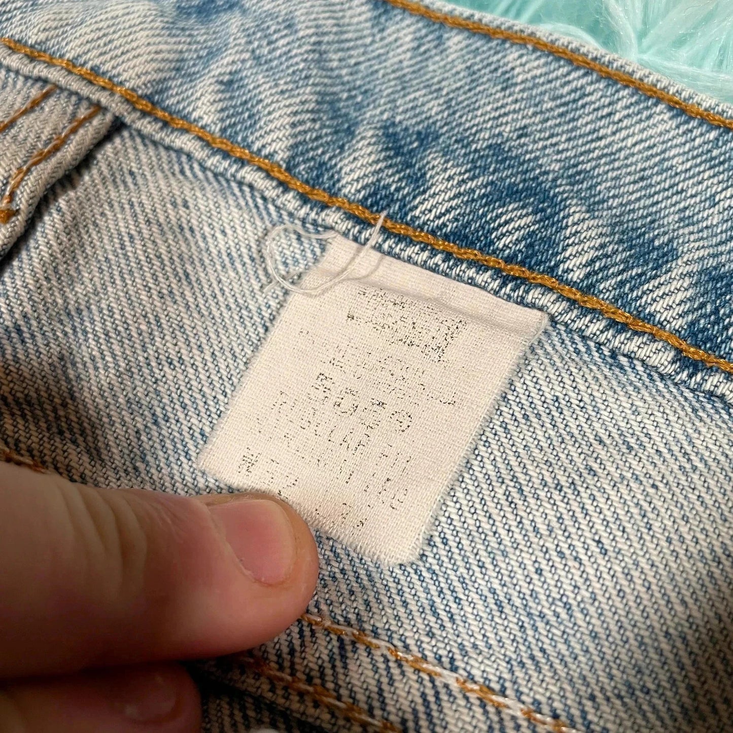 Vintage 80s Levi’s 505 Jeans Straight Leg Orange Tab - 32W 34L