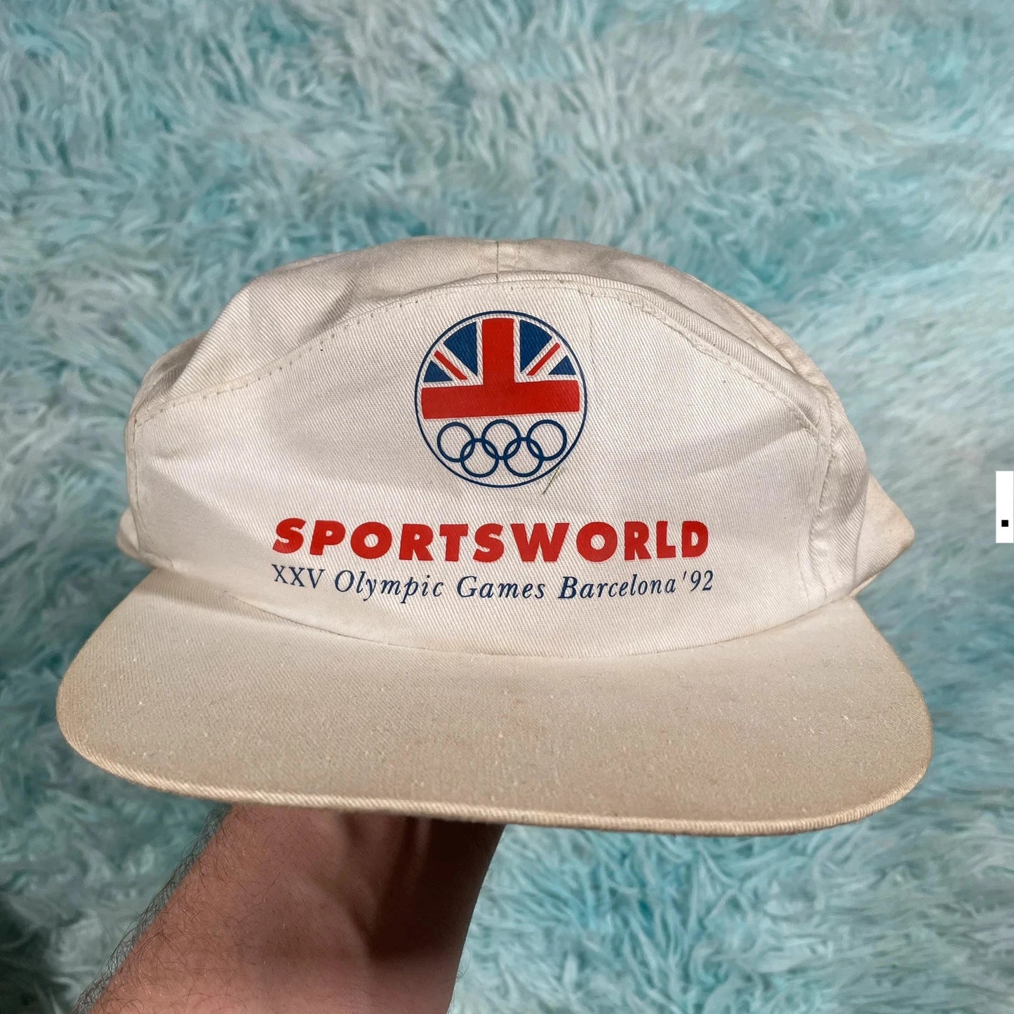 Vintage White 1992 Barcelona Olympics Cap