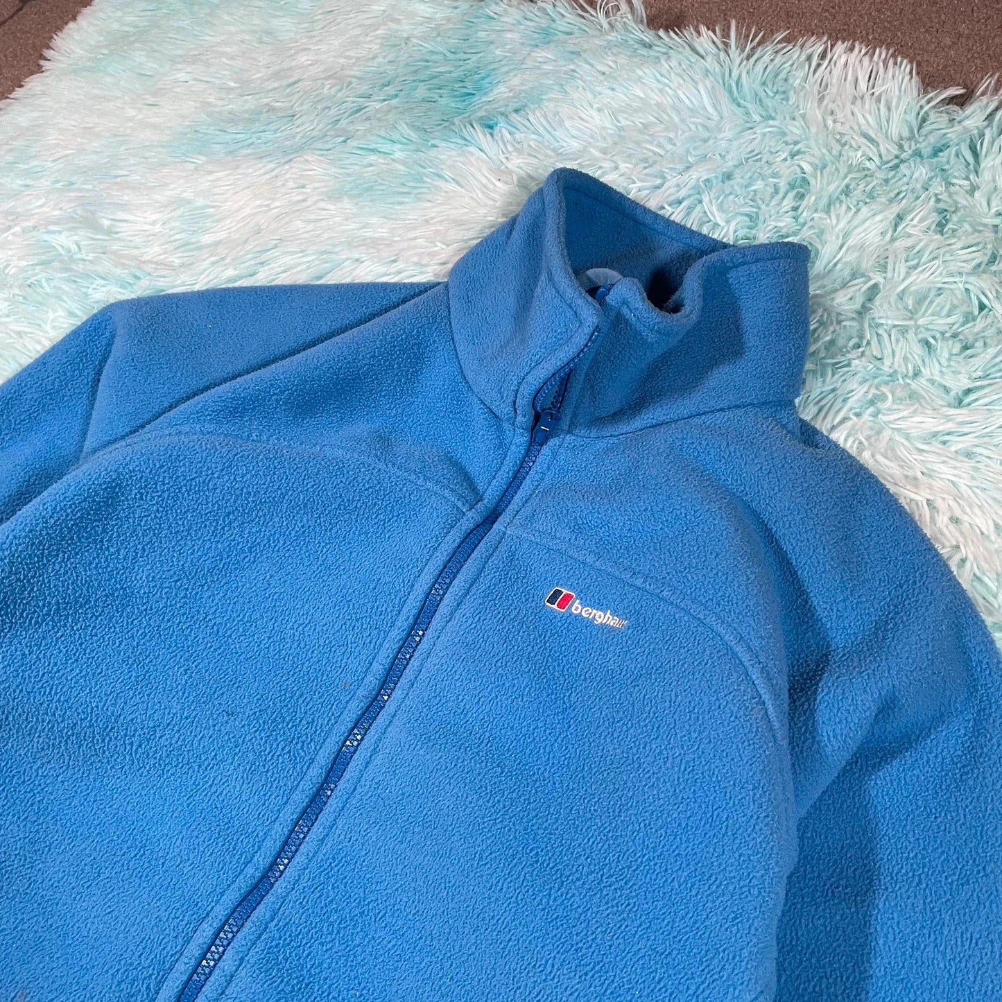 Blue Berghaus Fleece Full Zip - Size 12