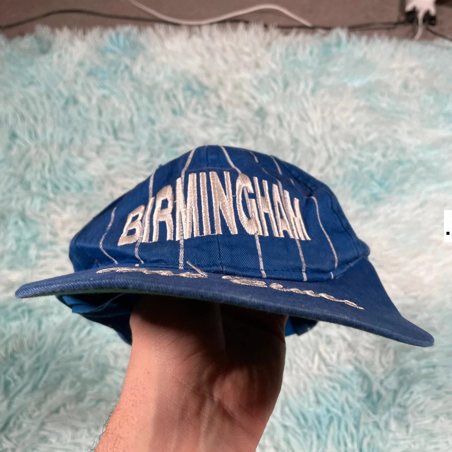 Vintage 90s Blue Birmingham Cap