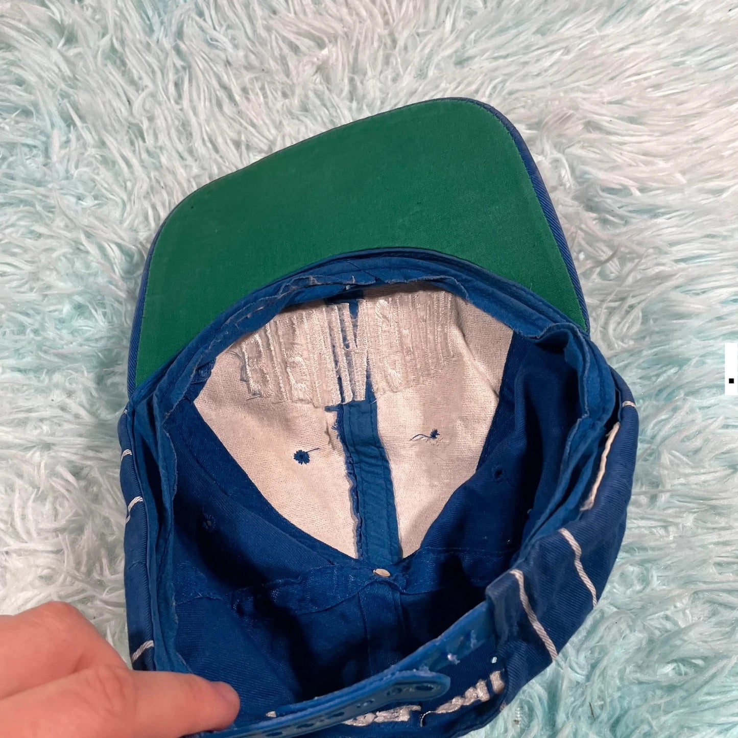 Vintage 90s Blue Birmingham Cap
