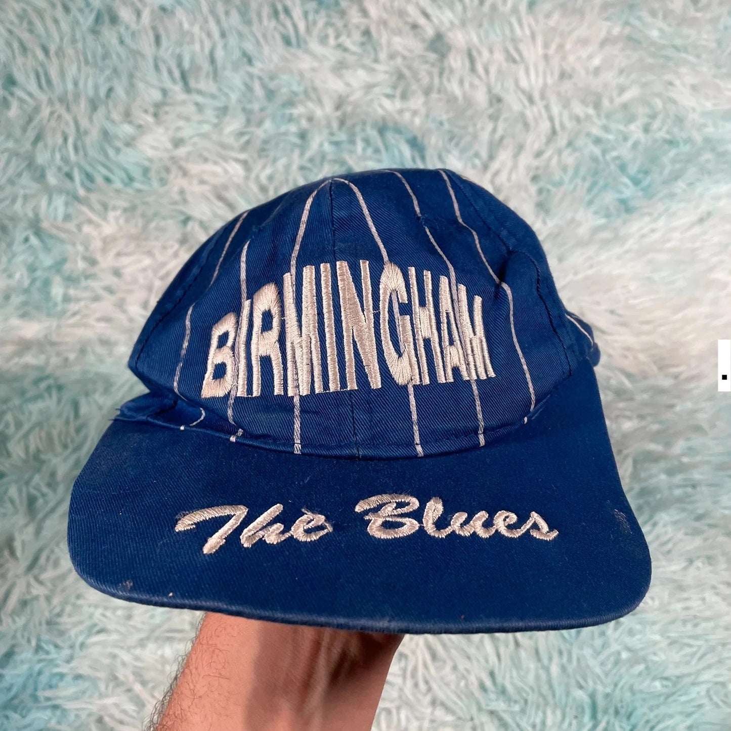Vintage 90s Blue Birmingham Cap