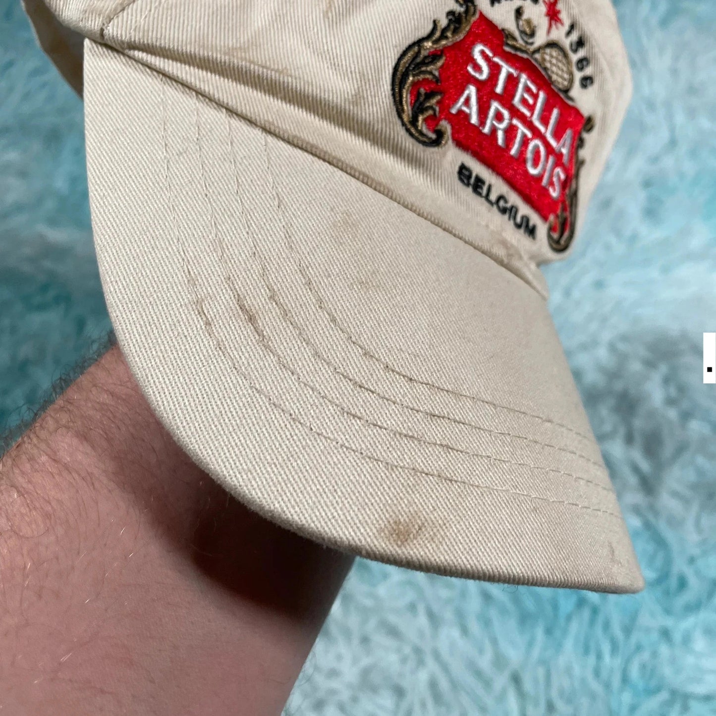 Cream Stella Artois Cap