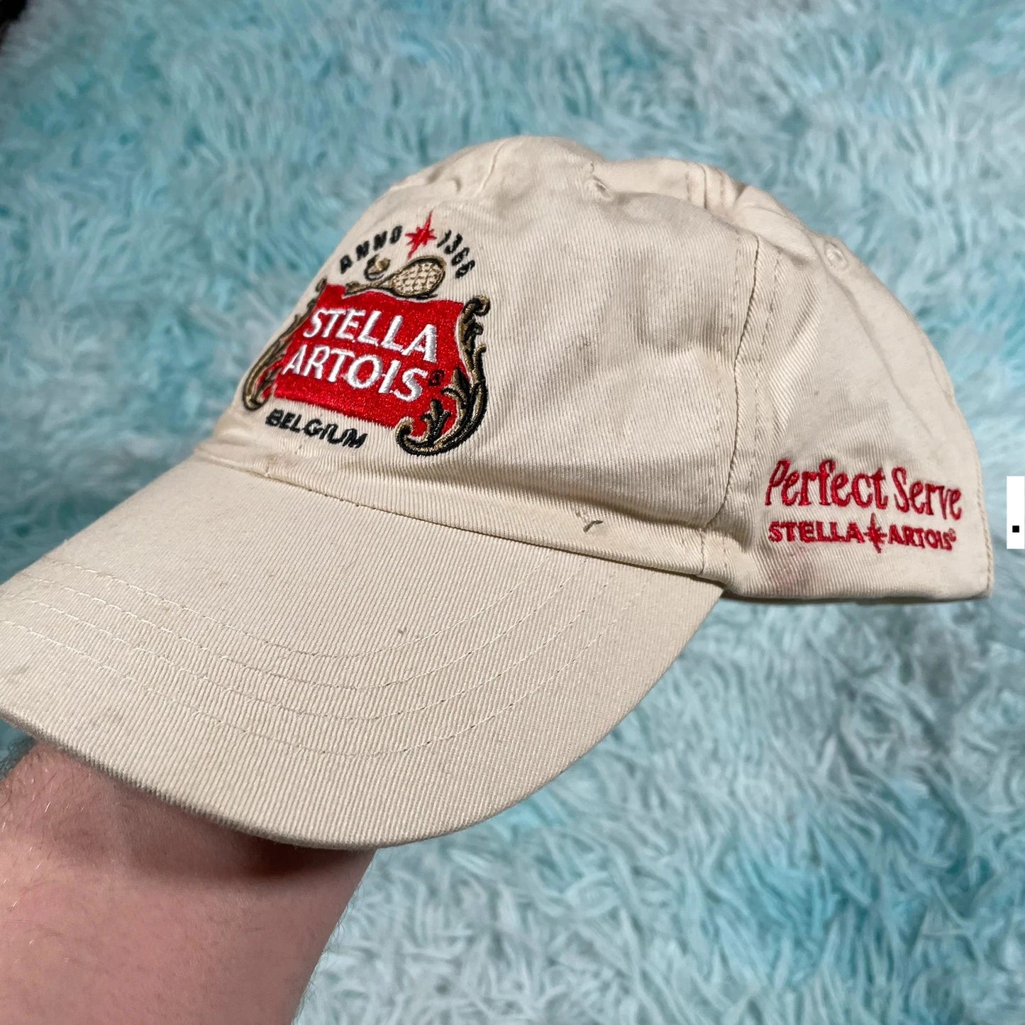 Cream Stella Artois Cap