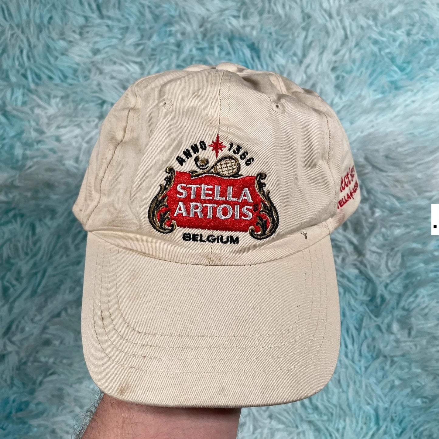 Cream Stella Artois Cap