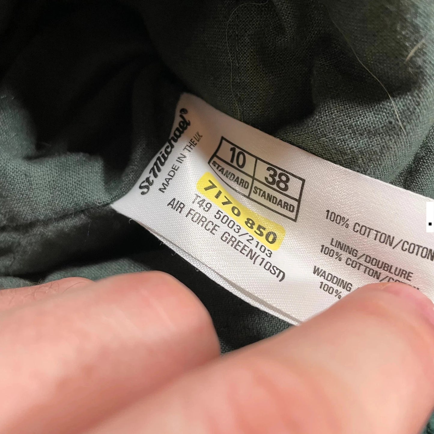 Vintage 90s Green Corduroy Jacket - Size 10