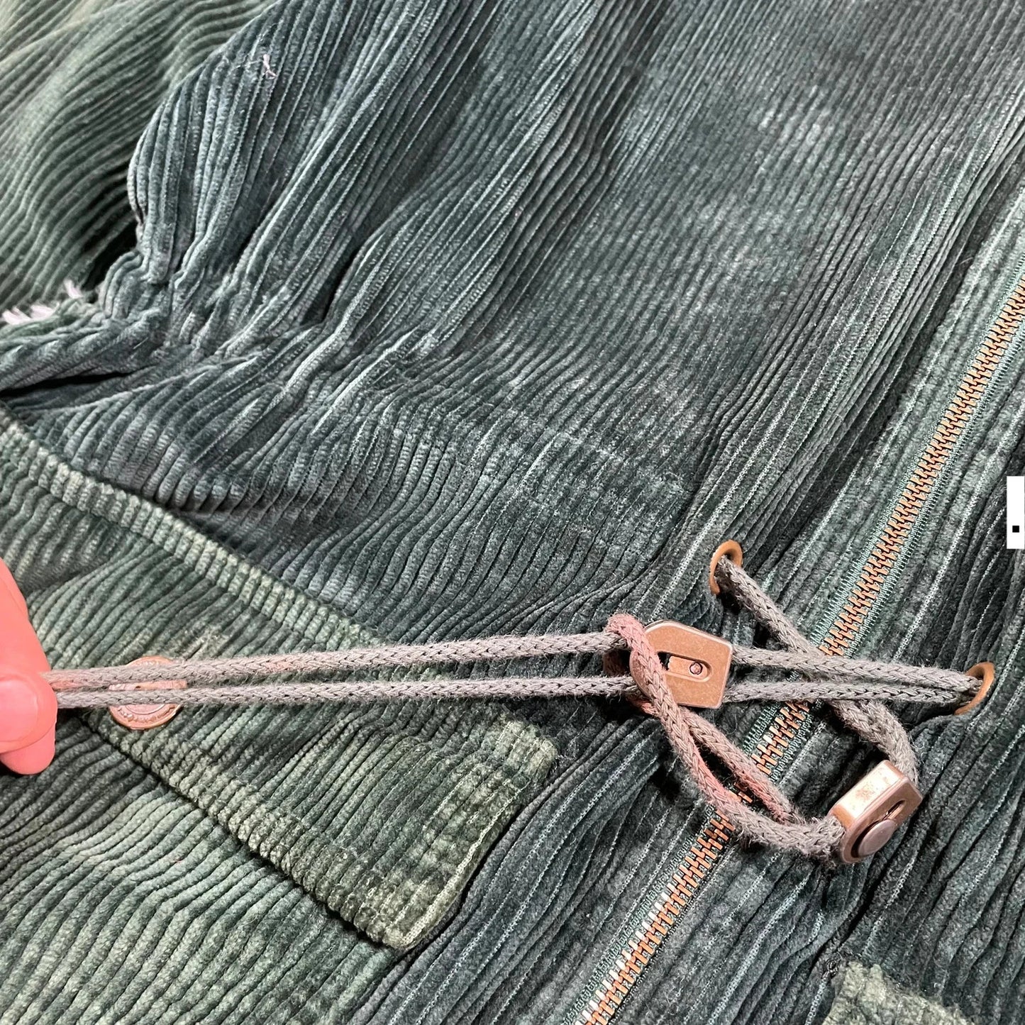 Vintage 90s Green Corduroy Jacket - Size 10