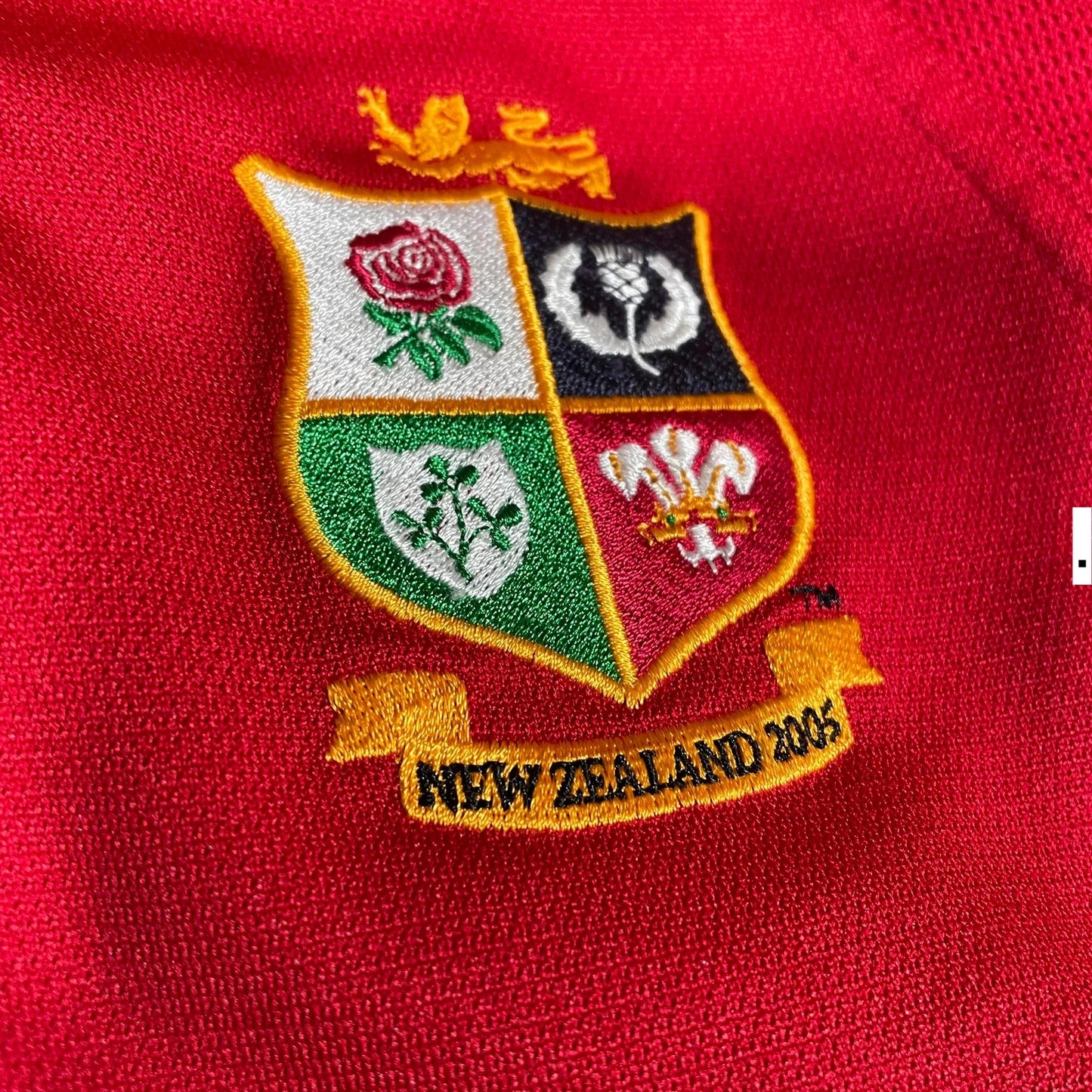 Vintage 2005 British Lions Rugby Shirt Adidas - Small