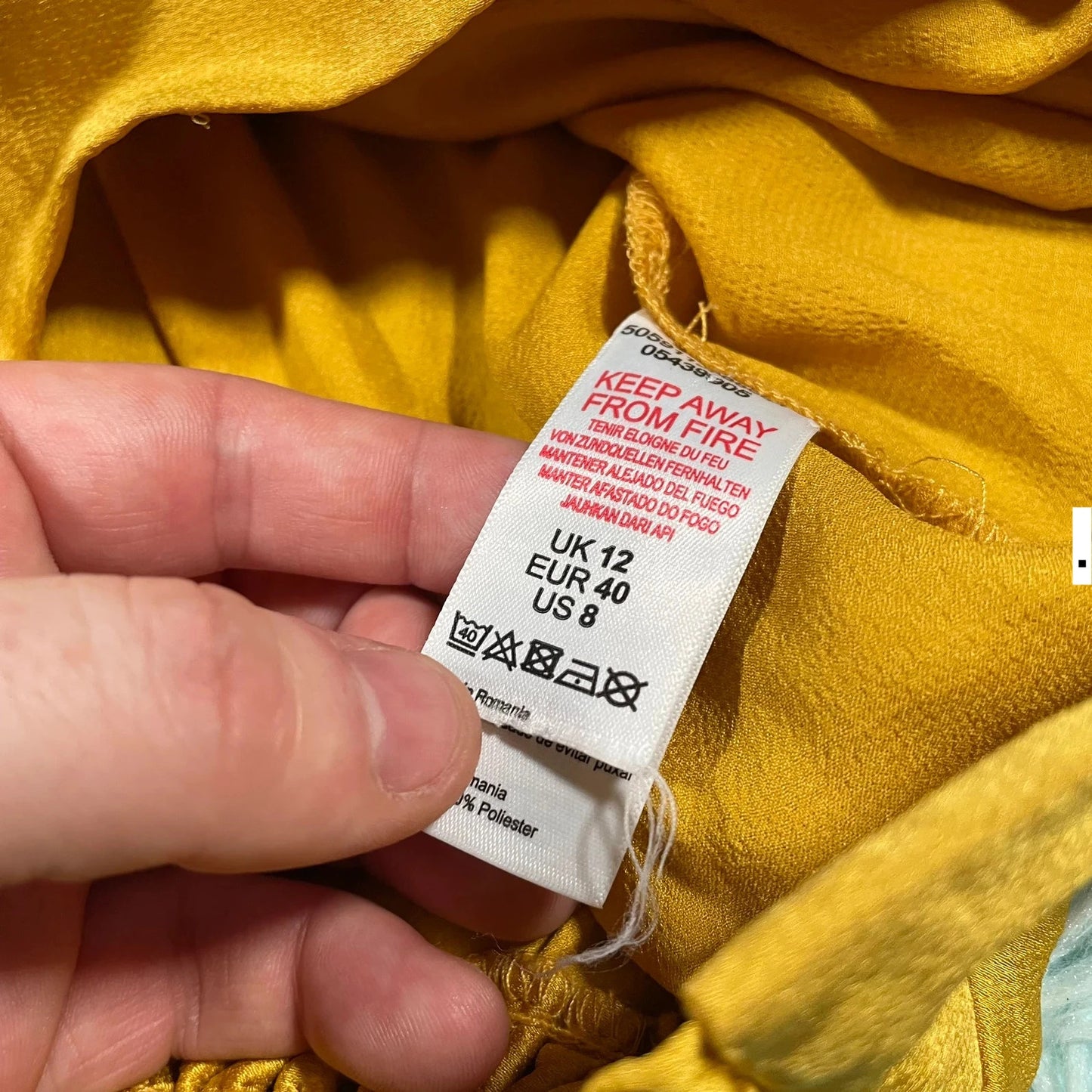 Vintage Coast Ochre Halter Neck Top - Size 12