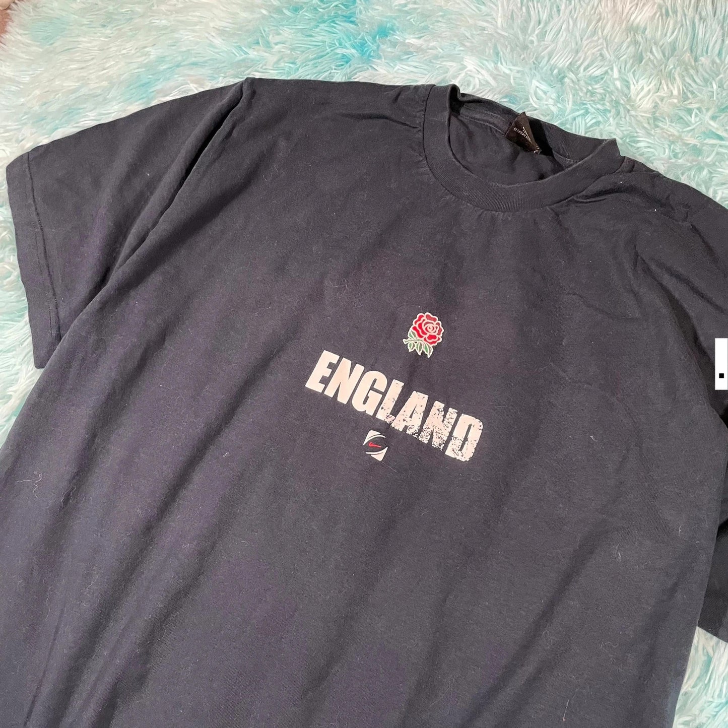 Vintage Navy 2003 England Nike Rugby T Shirt - XL