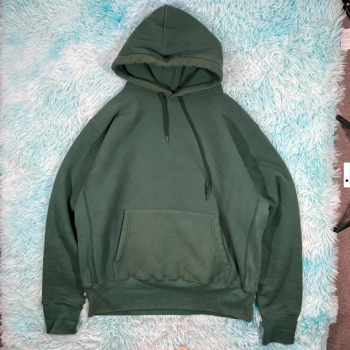 Vintage Green Camber Heavyweight Hoodie Blank - Large