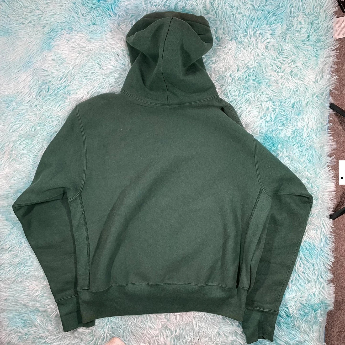 Vintage Green Camber Heavyweight Hoodie Blank - Large