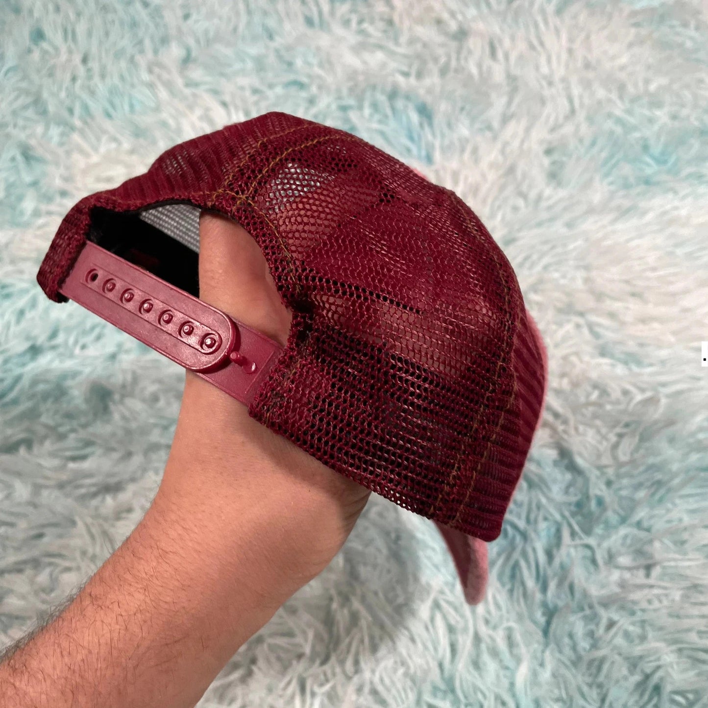 Vintage Pink Von Dutch Cap Felt Trucker