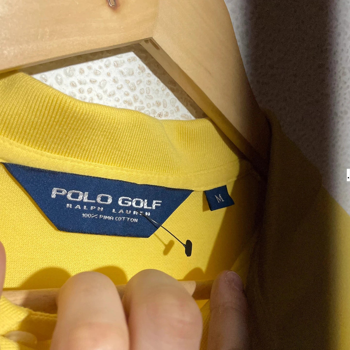 Vintage Yellow Polo Golf Ralph Lauren Polo Shirt - Medium