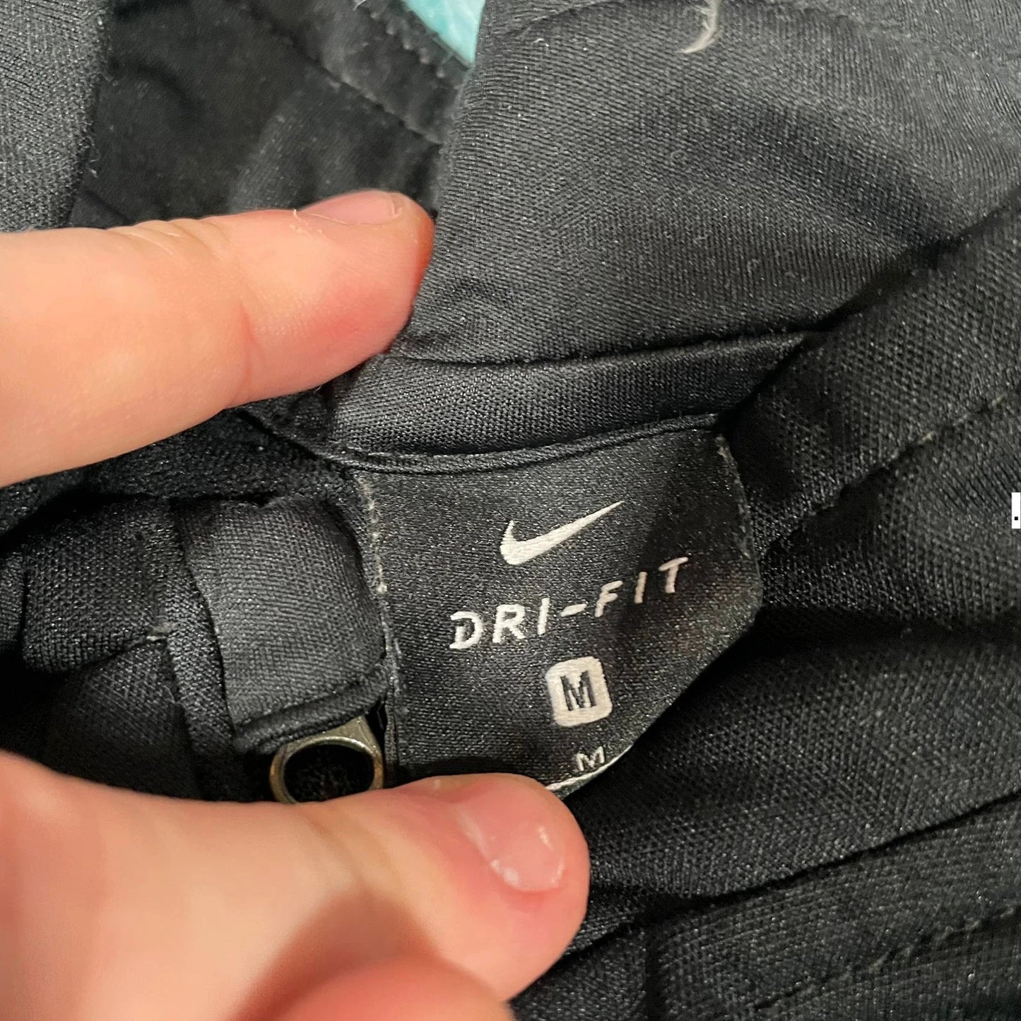 Black Nike 1/4 Zip Athletic Jumper - Medium