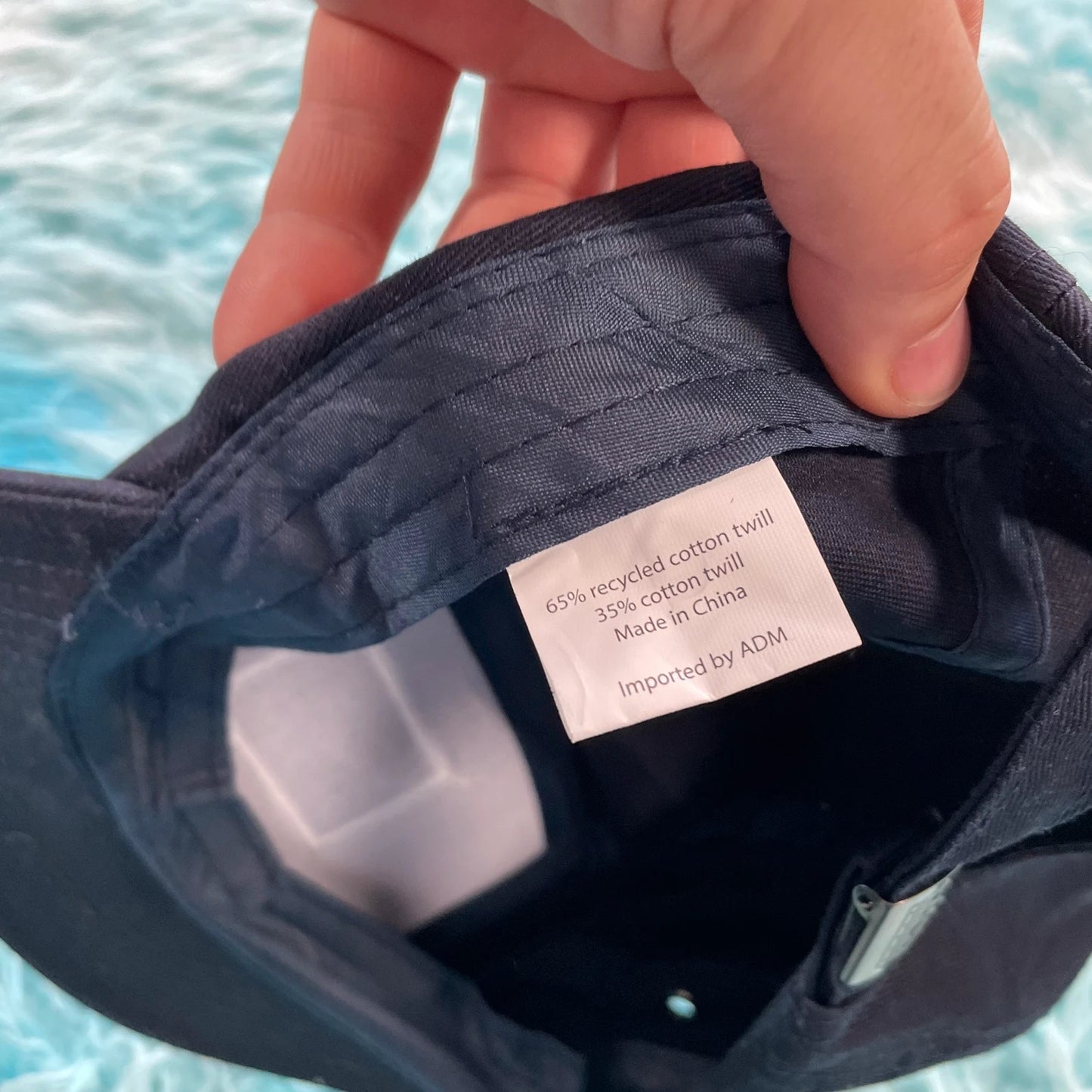 Navy Corona Beer 5 Panel Cap