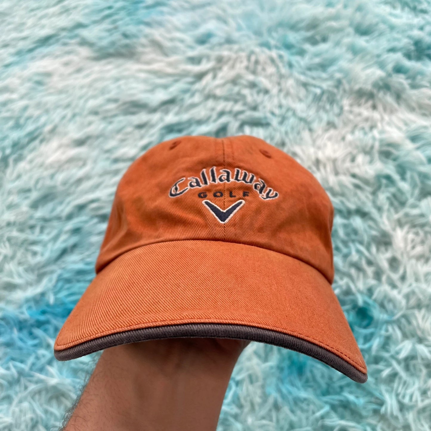Orange Callaway Golf Cap
