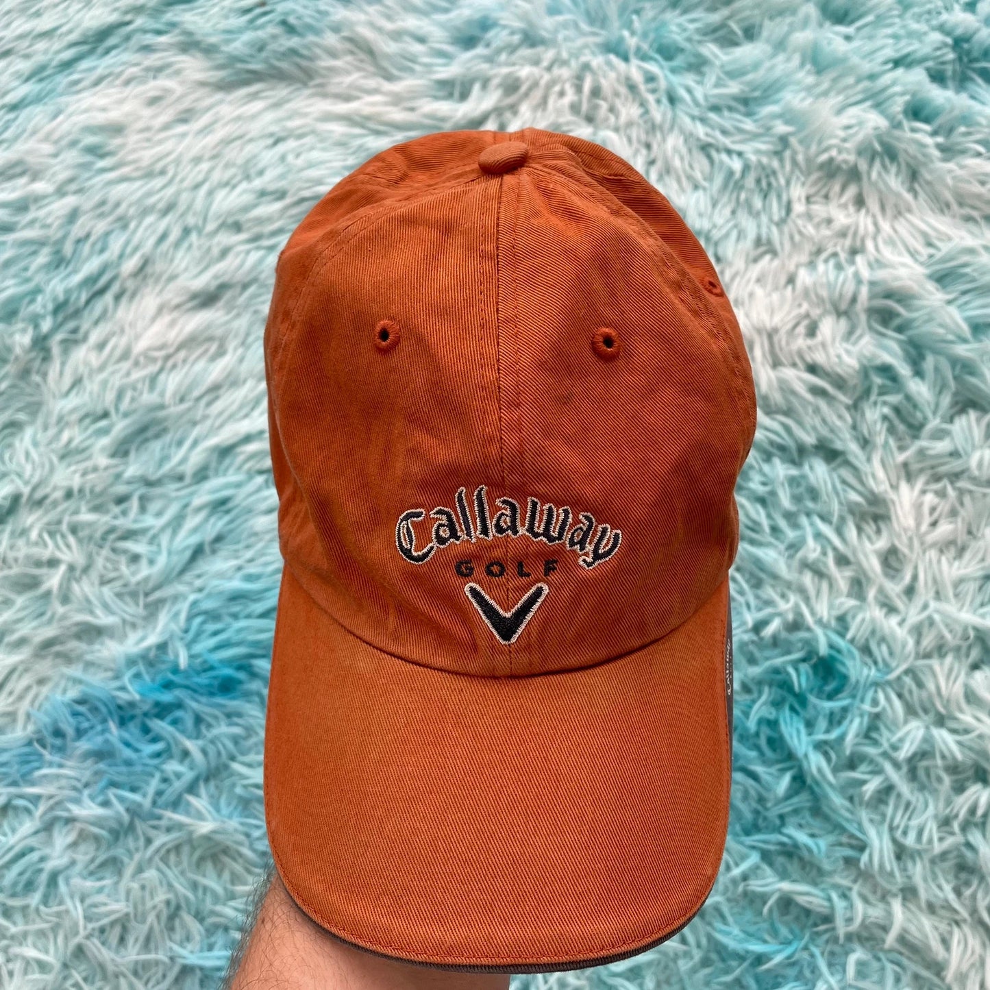Orange Callaway Golf Cap