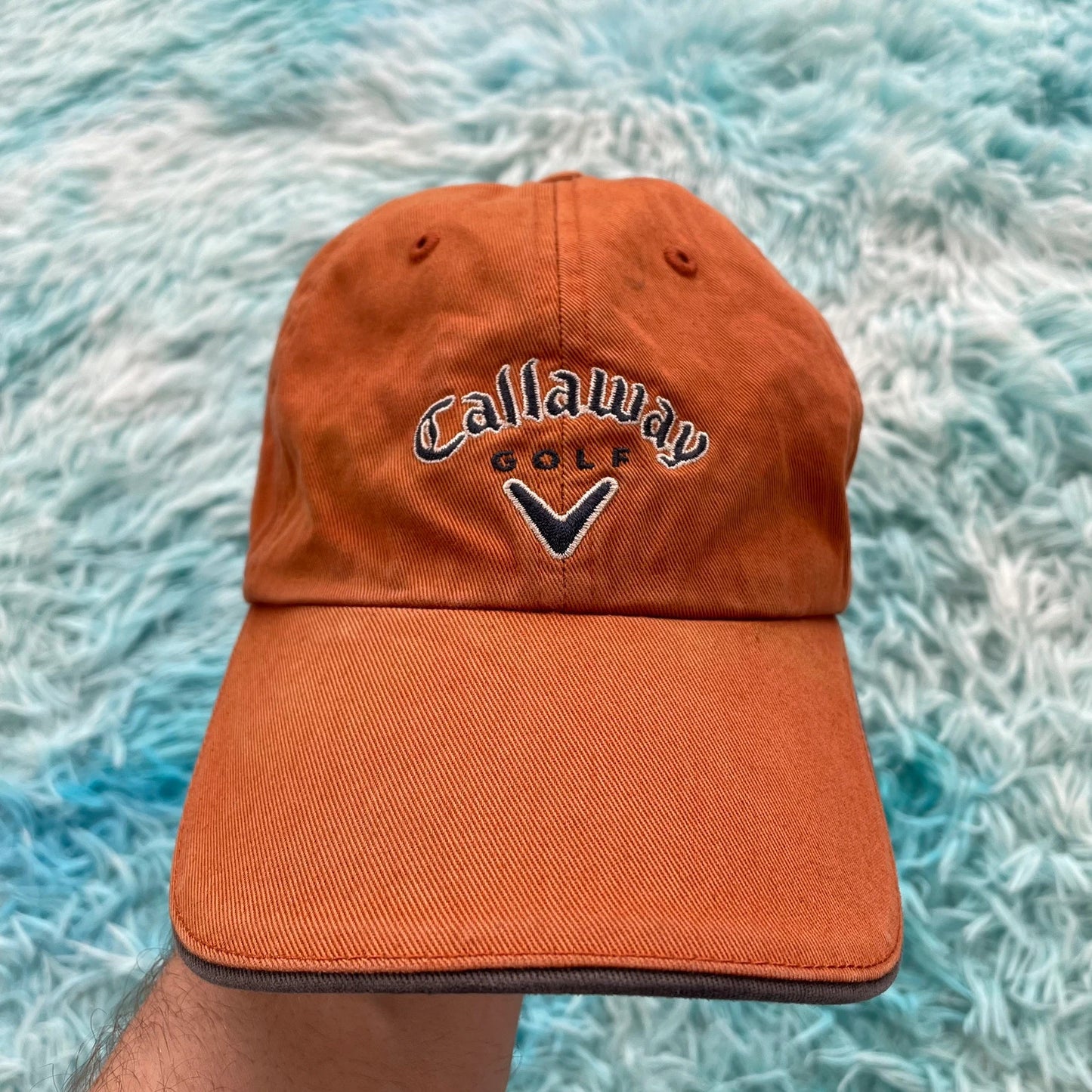 Orange Callaway Golf Cap