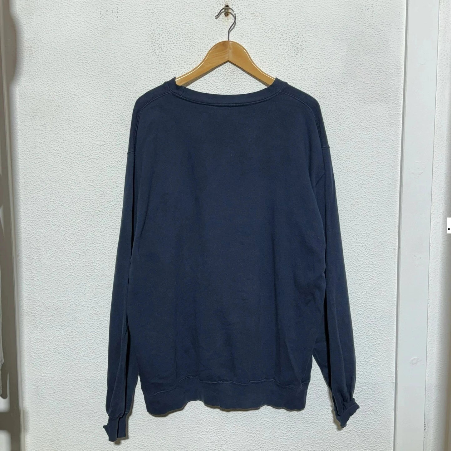 Vintage 90s Navy Timberland Sweatshirt Logo - Large