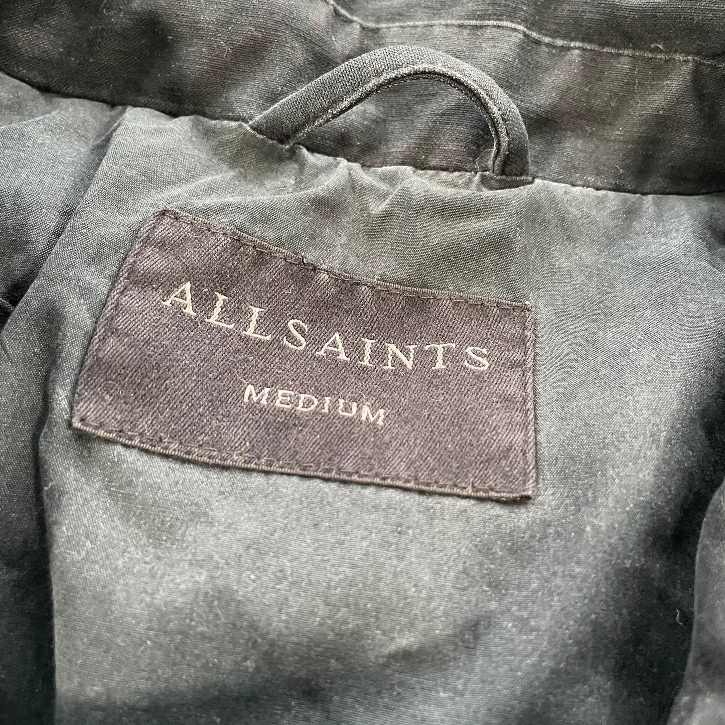 Black AllSaints Utility Jacket - Medium