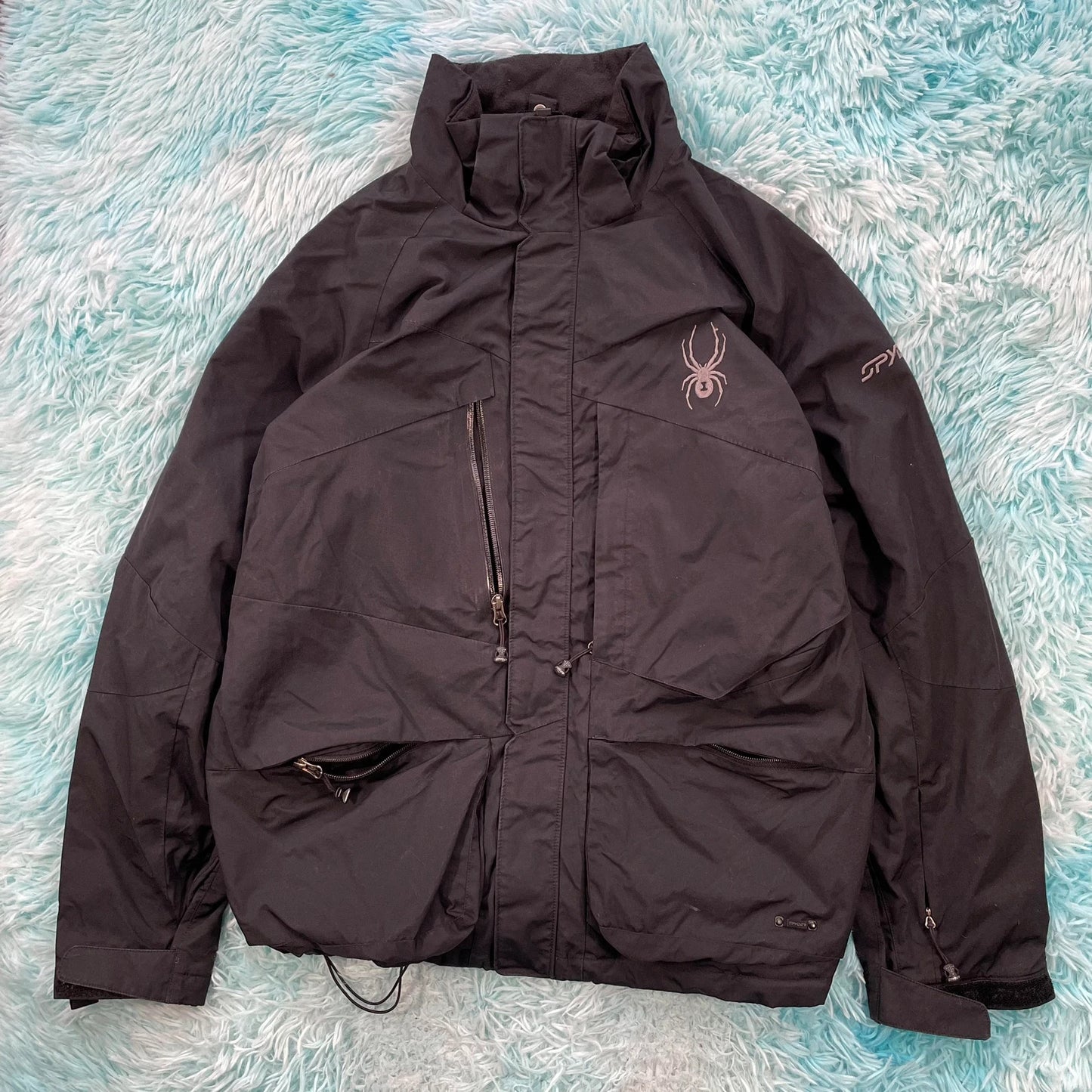 Black Spyder Ski Coat Jacket - Medium