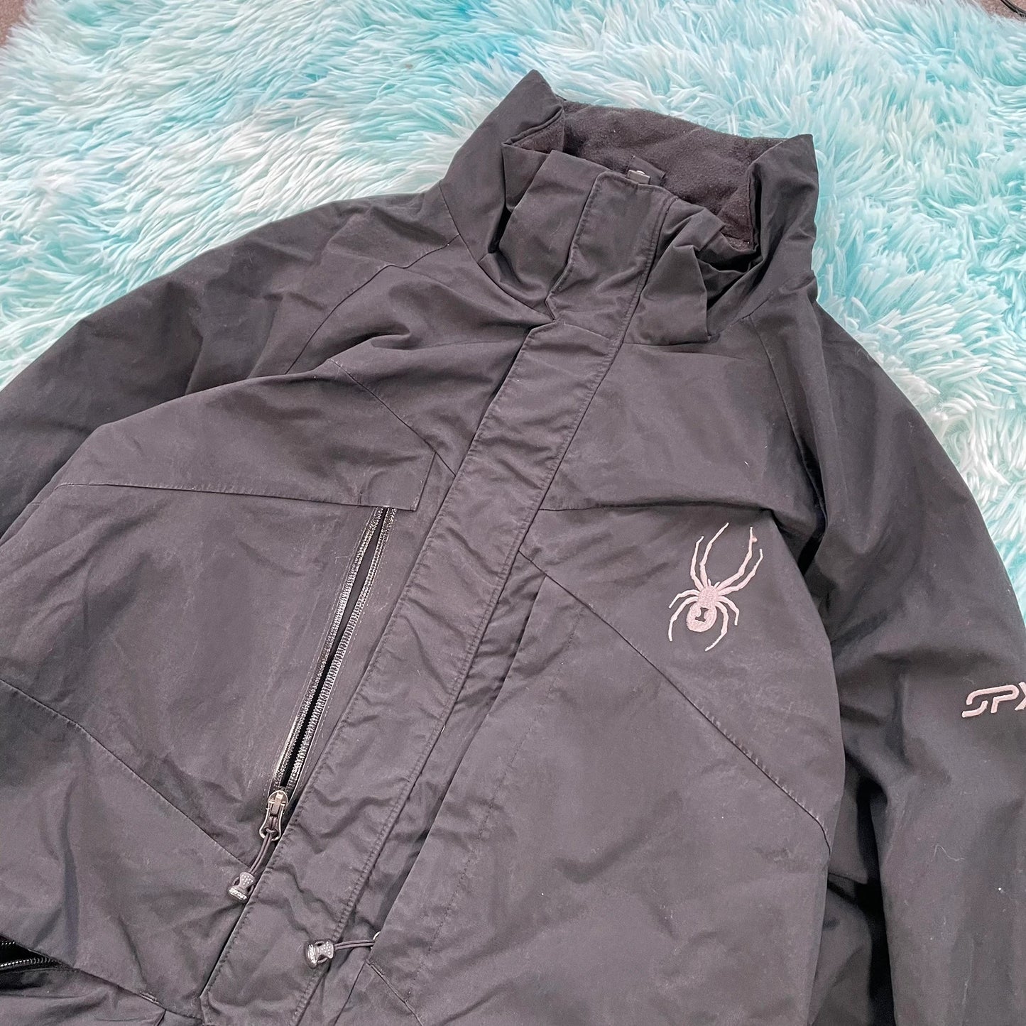 Black Spyder Ski Coat Jacket - Medium