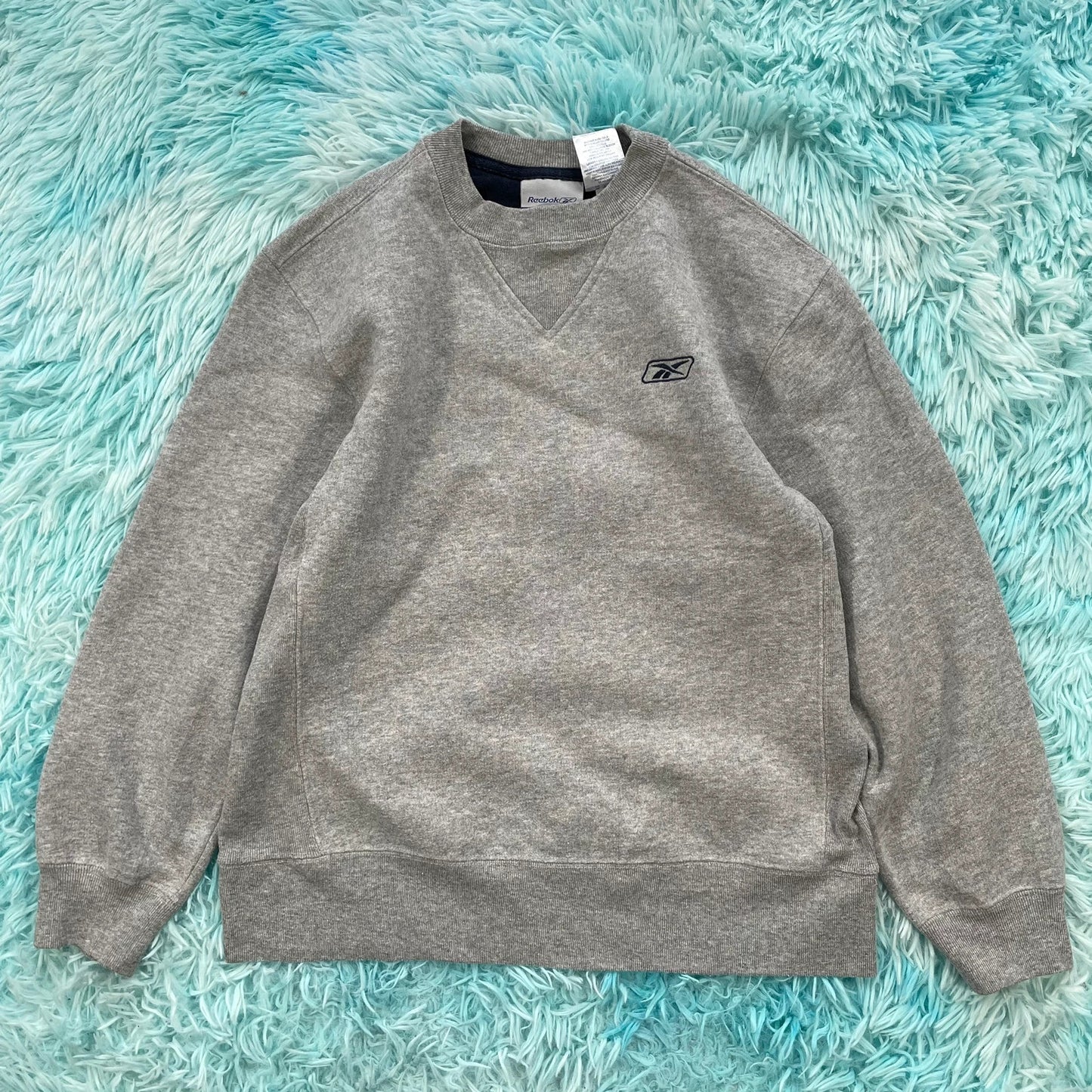 Vintage 00s Grey Reebok Sweatshirt - Size 10