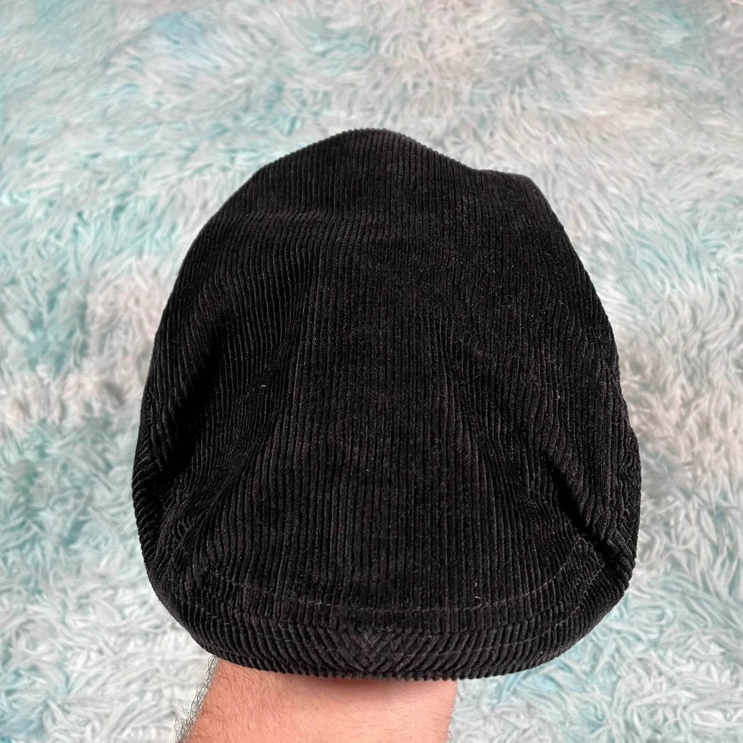 Black Corduroy Uniqlo Flatcap