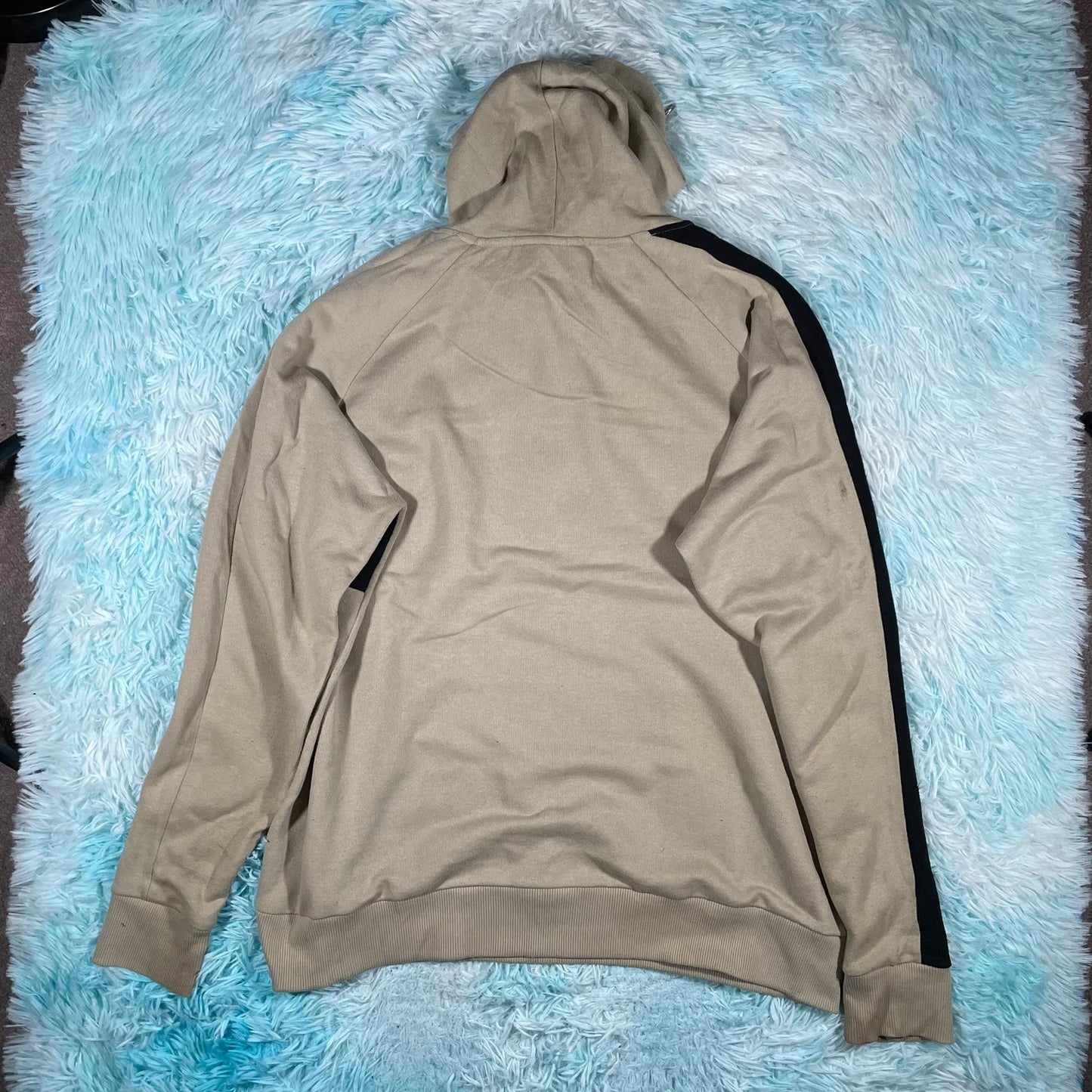 Beige & Black Trapstar Hoodie - XXL
