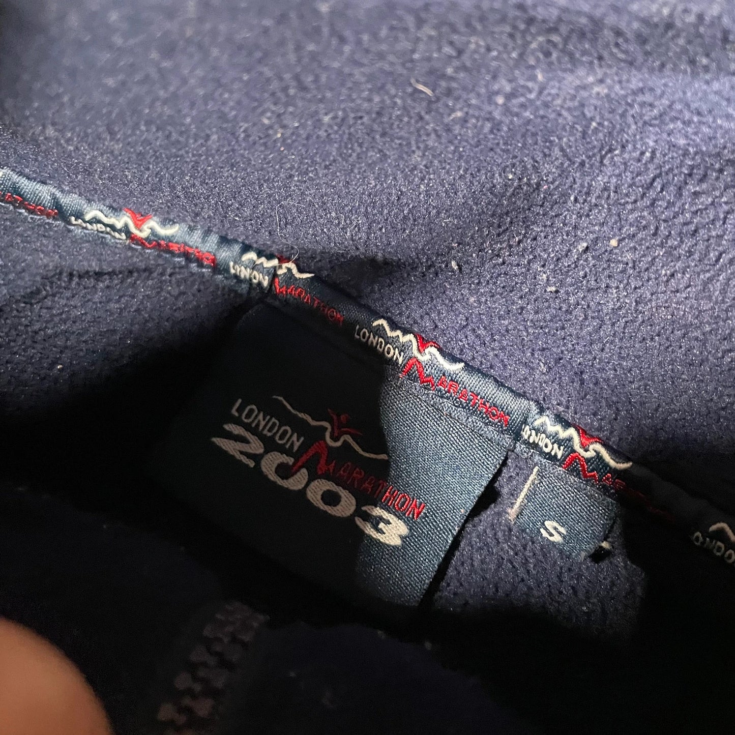 Vintage 2003 London Marathon Fleece Flora - Small