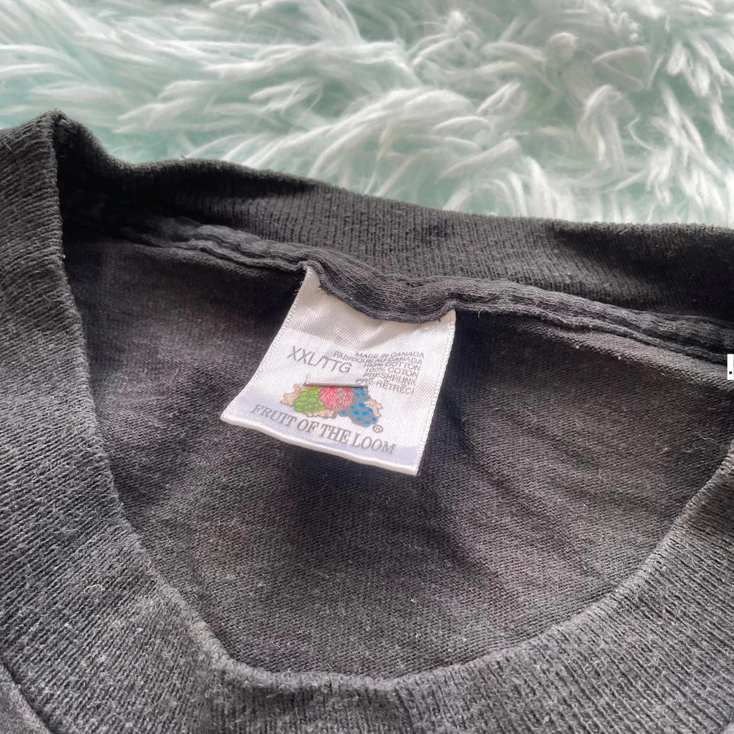 Vintage 90s Black Niagara Falls Graphic T Shirt - XXL