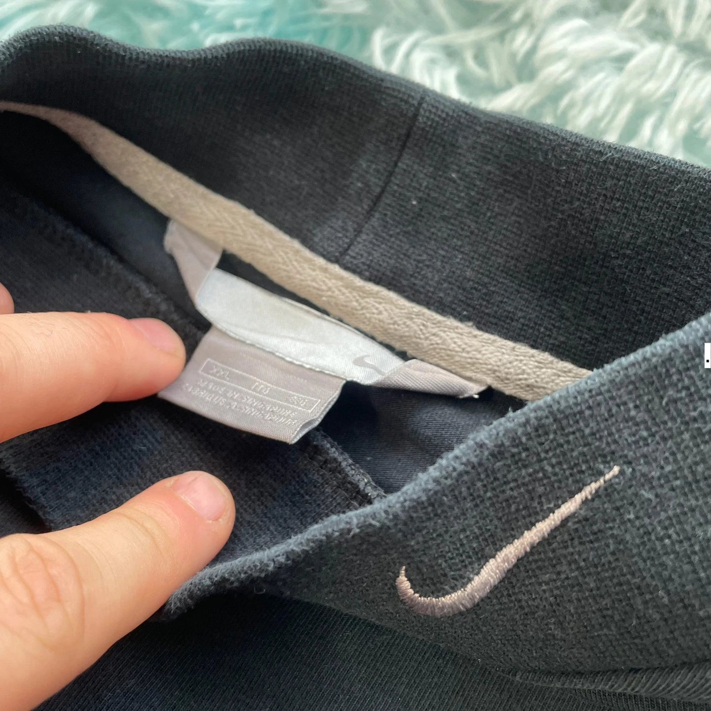 Vintage 90s Grey Nike Mock Neck Sweatshirt - XXL