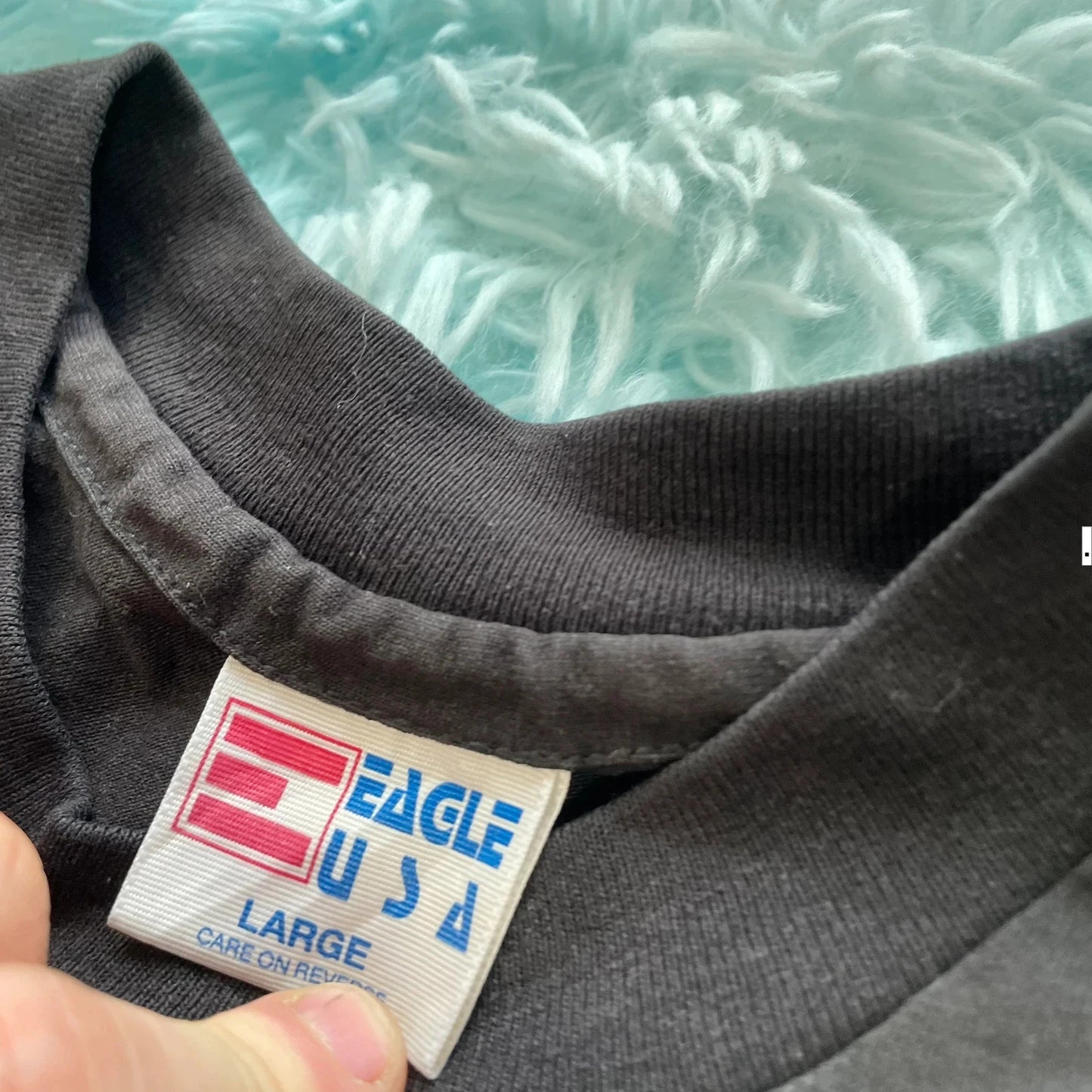 Vintage 90s Black Carpenter Company graphic T Shirt - large