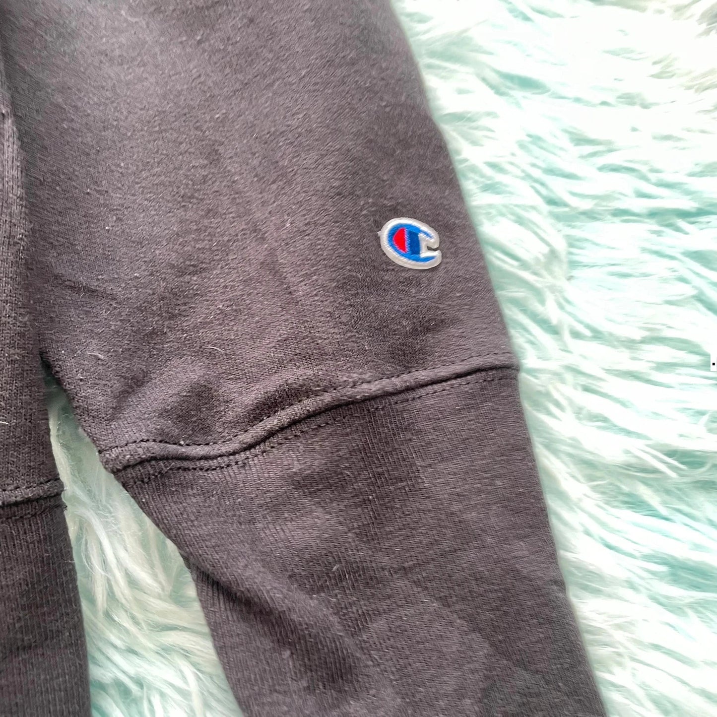 Vintage 00s Black Champion Sweatshirt - XL