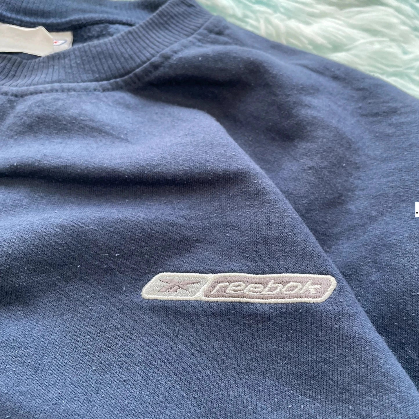 Vintage 90s Navy Reebok Sweatshirt - XL