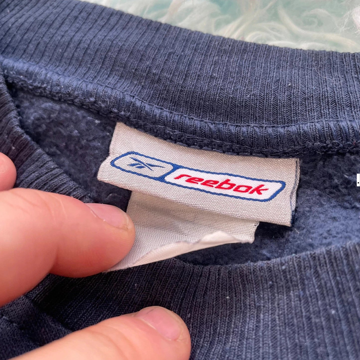 Vintage 90s Navy Reebok Sweatshirt - XL