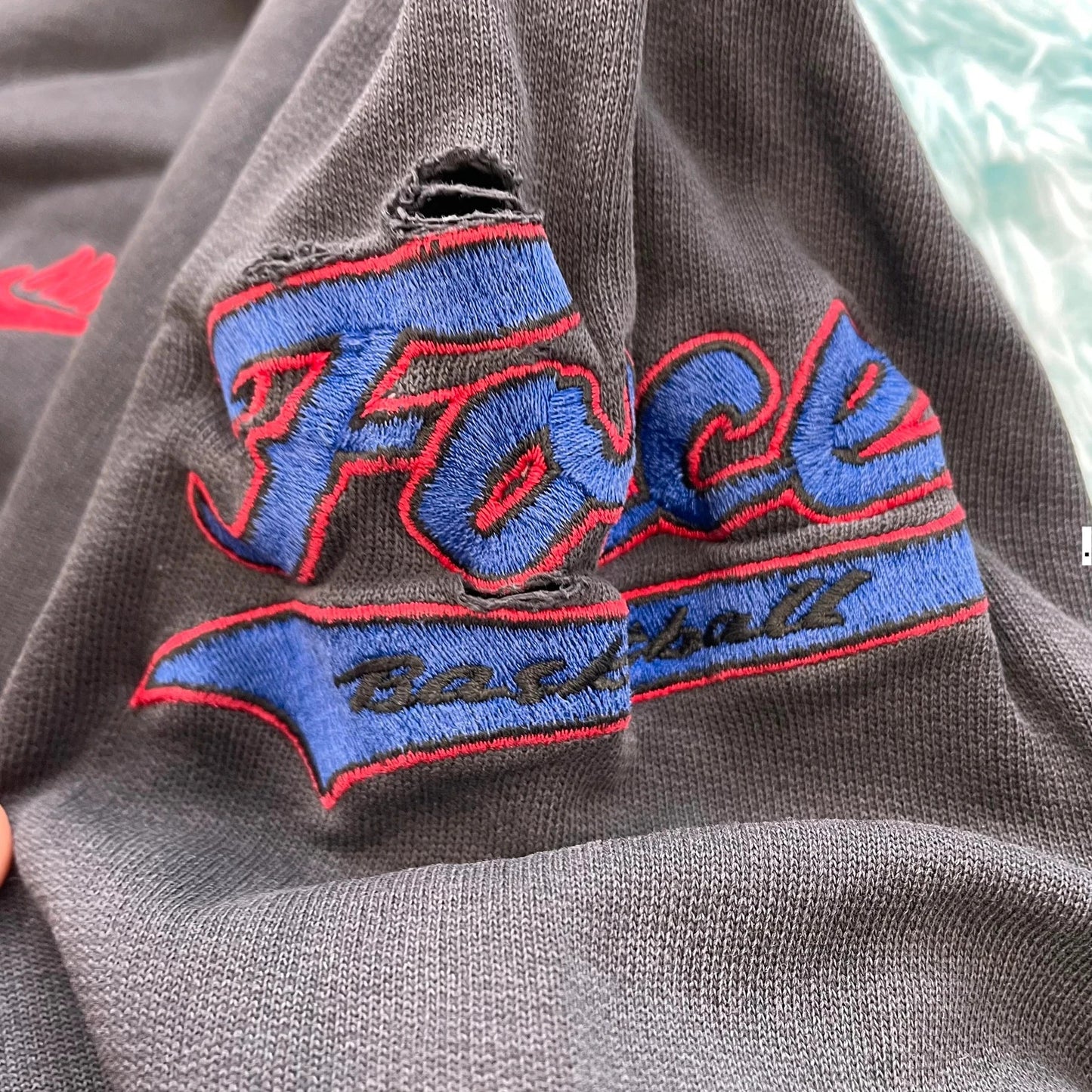 Vintage 90s Black Nike Oversized Baggy Sweatshirt - XL