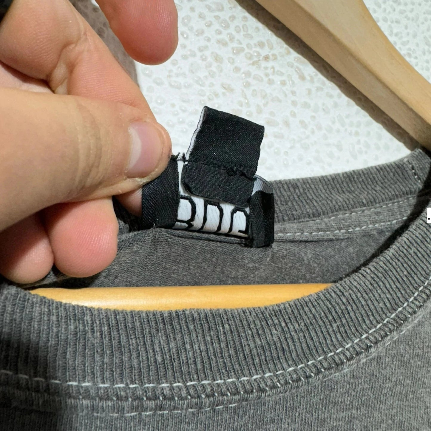 Grey BDG Jeans Long Sleeve T Shirt Urban Outfitters - Medium