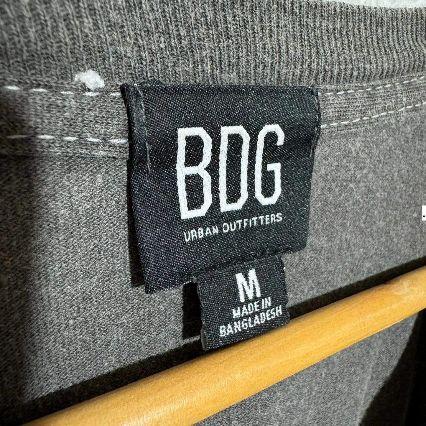 Grey BDG Jeans Long Sleeve T Shirt Urban Outfitters - Medium