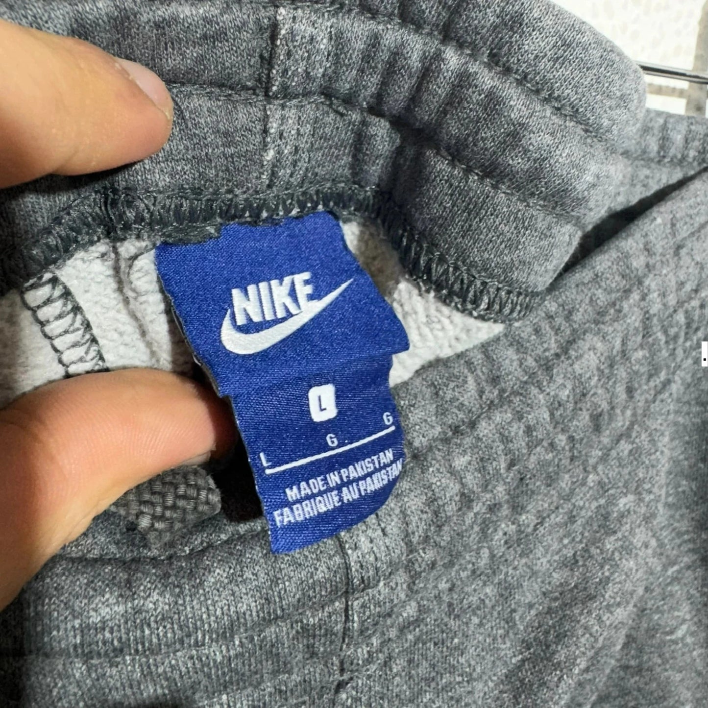 Dark Grey Nike Joggers - Large