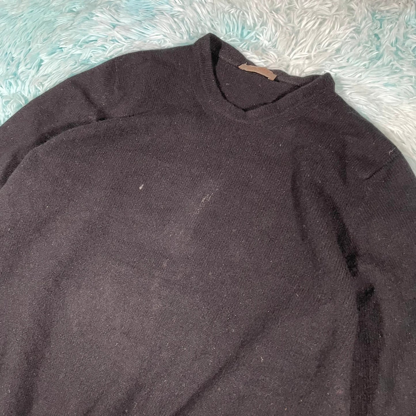 Black John Smedley Cashmere Jumper - XL
